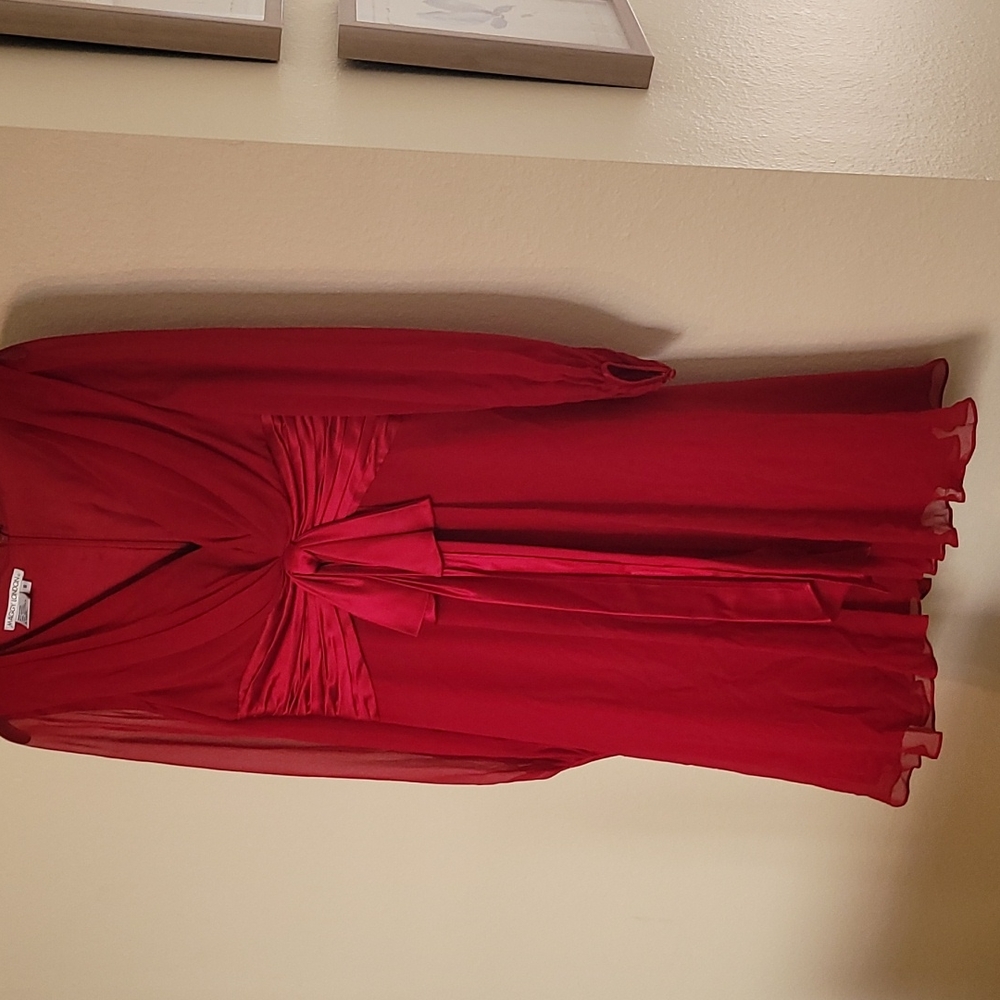 Silk 100 Red Dress size 8